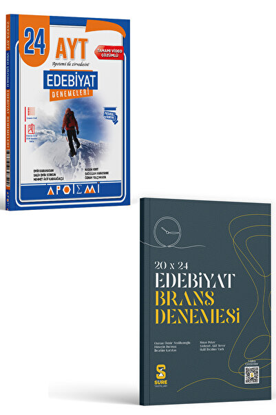 Apotemi Yayınları Apotemi Yayınları AYT Edebiyat 24'lü Deneme ve Süre Yayınla...