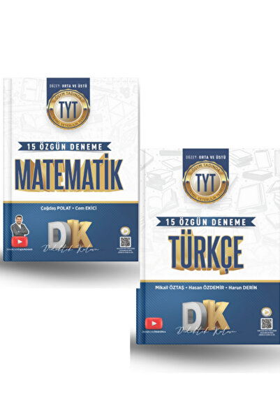 Didaktik Kalem Yayınları TYT Matematik ve Türkçe 15 li Özgün Deneme Didaktik ...