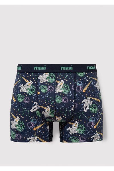 Mavi Printed Navy Blue Boxer 0910741-70695