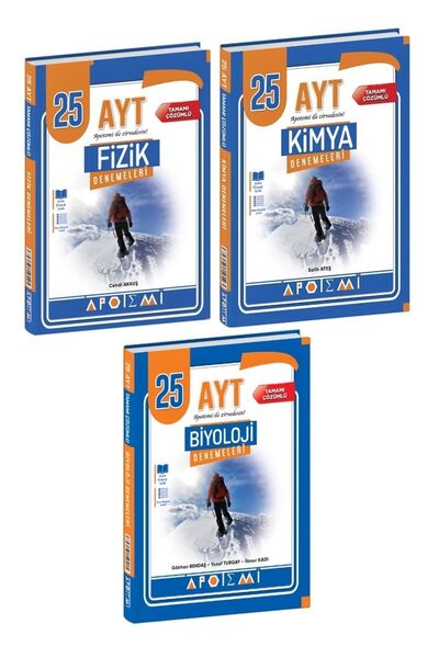 Apotemi Yayınları Apotemi Ayt Fizik Kimya Biyoloji Deneme Seti 2025-2026 Güncel