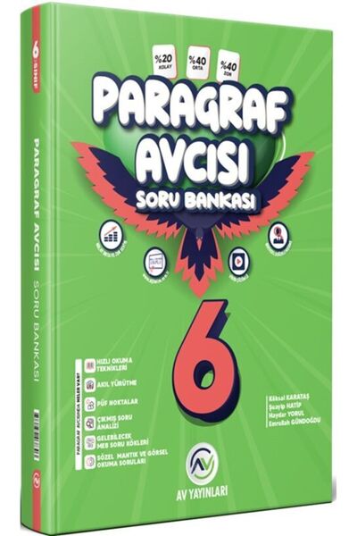 Av Akıllı Versiyon Yayınları 6. Sınıf Paragraf Soru Avcısı Soru Bankası 2026