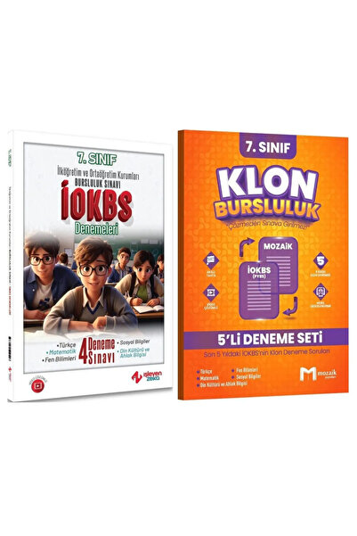 Mozaik Yayınları Mozaik ve İşleyen Zeka Yayınları 7. Sınıf Bursluluk Sınavı İ...