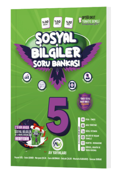 Av Akıllı Versiyon Yayınları Av Akıllı Versiyon Yayınları  5. Sınıf Sosyal  B...