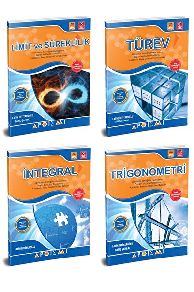Genel Markalar Apotemi Limit Türev Integral Trigonometri Fasikül Seti (4 Kitap) 2023
