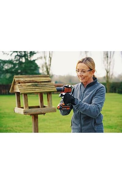 Black&Decker Black & Decker BDCDC18K-QW - 18V Cordless Drill with 1.5Ah Battery, Black, 10mm