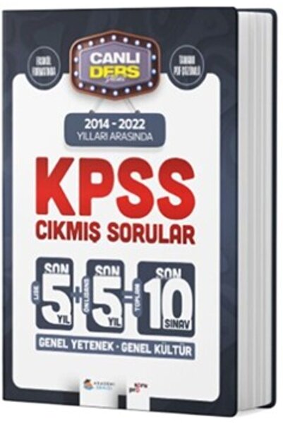Akademi Denizi 2024 Kpss Lise Ön Lisans Gygk Son 5 Yıl Çıkmış Sorular 2024-2025 Güncel