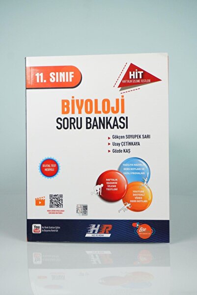 Hız ve Renk Yayınları 11.sınıf Hız Ve Renk Hit Biyoloji Soru Bankası 2026
