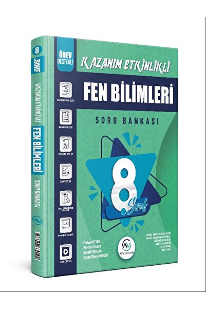 AV YAYINLARI 8. Sınıf Favori Kazanım Etinlikli Fen Bilimleri Soru Bankası -2026