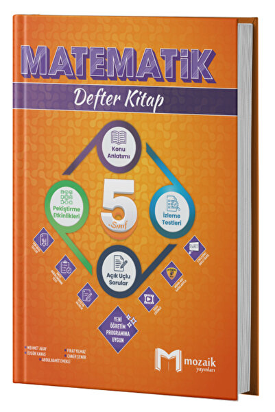 Mozaik Yayınları 5. Sınıf Matematik Intro Defter Kitap