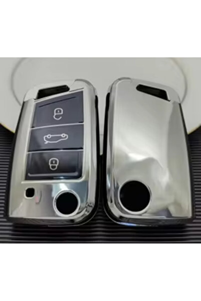 emii auto spare parts غطاء مفتاح السيارة فولكس واجن سكودا سوستالي موديل رمادي...