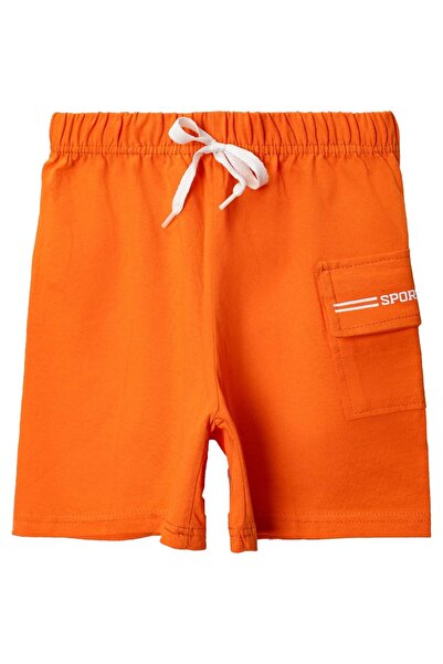 Babexi PENYE KARGO CEPLİ ŞORT Oranj
