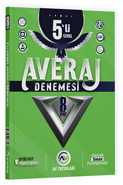 Av Akıllı Versiyon Yayınları Av Yayınları 8. Sınıf LGS Averaj 5 li Deneme