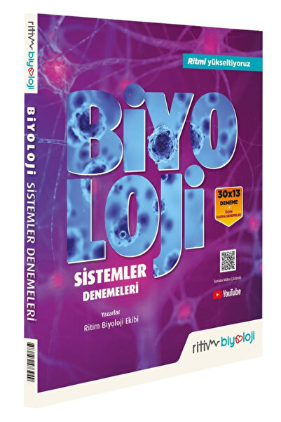 Ritim Plus Yayınları Ritim Biyoloji Ayt Biyoloji Sistemler 30 X 13 Deneme 2026