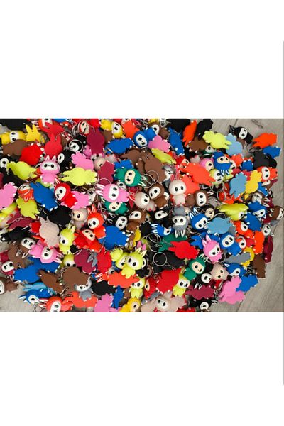 epoksi Labubu Figure - Bag Charm - Bag Ornament - Charm - Wallet Accessory