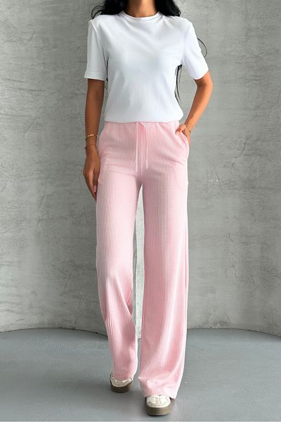 macharel jeans Waterway Wide Leg Striped Pants