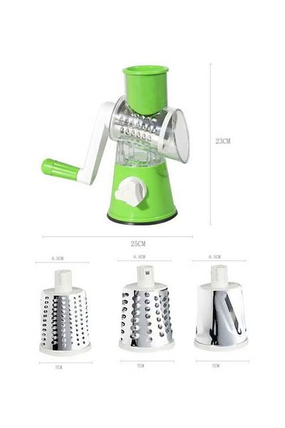 Primo Plus Multi-Function Rotary Grater Vegetable Cutter