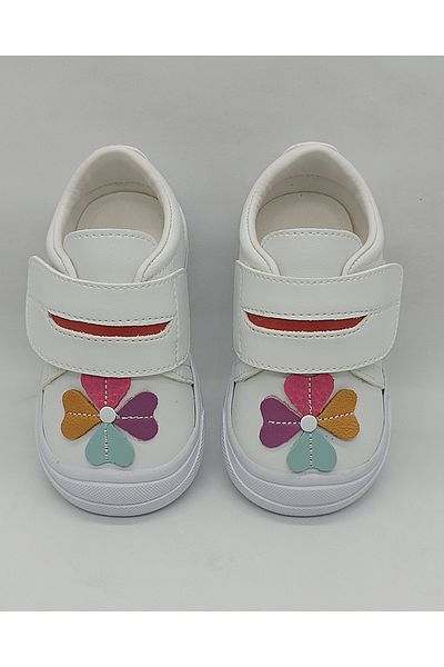 Joy Colours Genuine Leather First Step Baby Girl Shoes