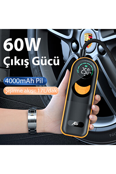 Genel Markalar ST-5520 Dijital Basınç Göstergeli Oto Lastik Şişirme Pompası H...