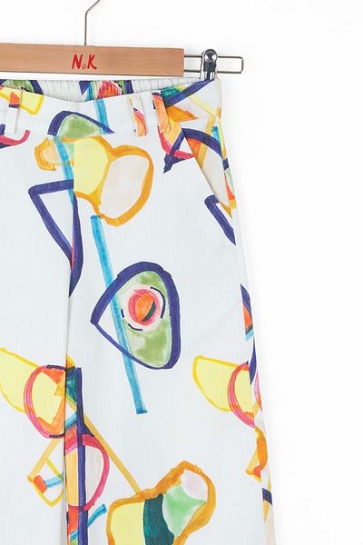 nk kids Rainbow Pants Ecru