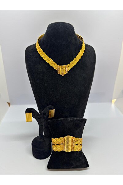 Constanza Exclusive 22 Ayar Altın Kaplama Trabzon Set 504