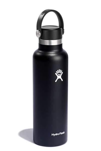 Hydro Flask S21Sx001 Sticlă cu capac flexibil larg, 621 ml, 21 oz, neagră