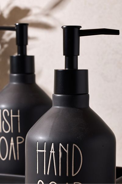 Perotti Сапунерка Sapone Black с 2 тави