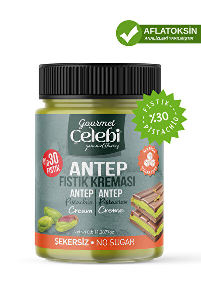 gourmet çelebi Şekersiz Antep Fıstık Kreması 320 Gr