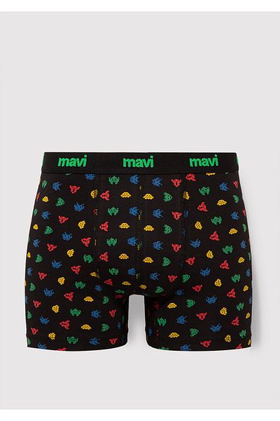 Mavi Printed Black Boxer 092259-900