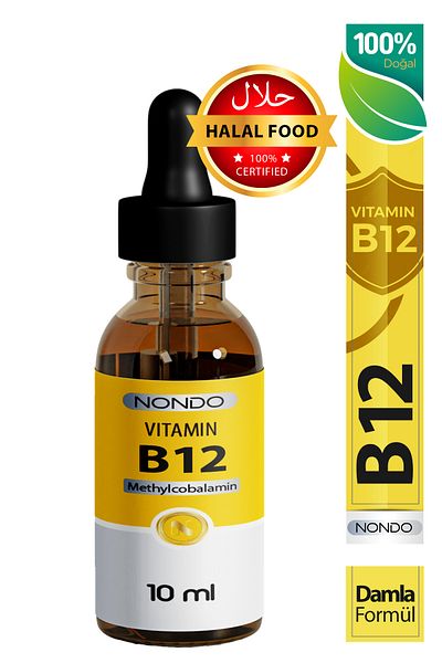 Nondo Vitamin B12 Drops 10ml (Methylcobalamin Vitamin B12)