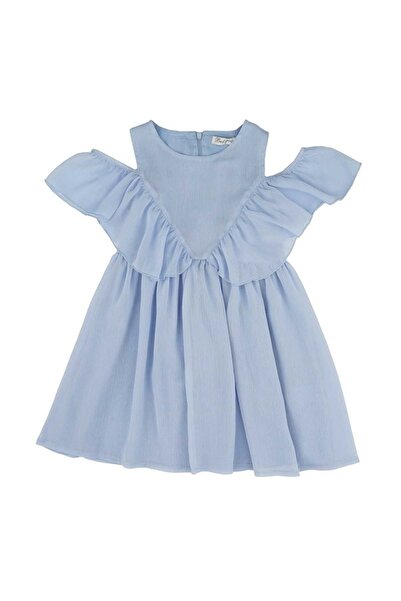 best kids فستان أزرق منتفخ للفتيات