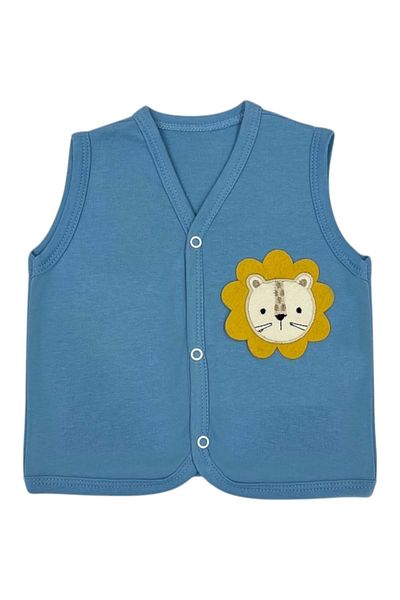 Babexi Lion Men's Vest Blue