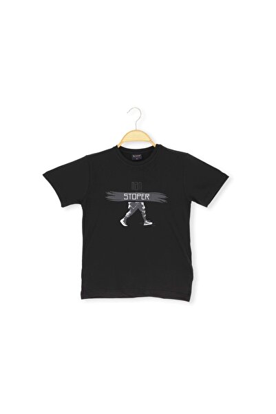 atabay TRIUC BĂRBAȚI MAN STOPPER PRINTED 36/1 SINGLE JERSEY ALBASTRU ÎNCHIS