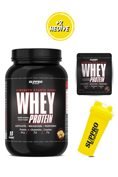 Suppro Nutrition Whey Protein Bisküvi 990 Gram