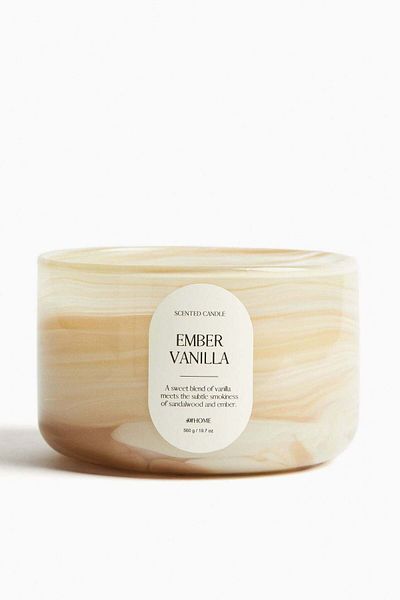 H&M شمعة معطرة كبيرة في حامل زجاجي