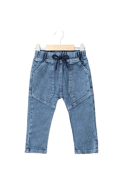 Babexi Bel Elastic Lycra Jeans Blue