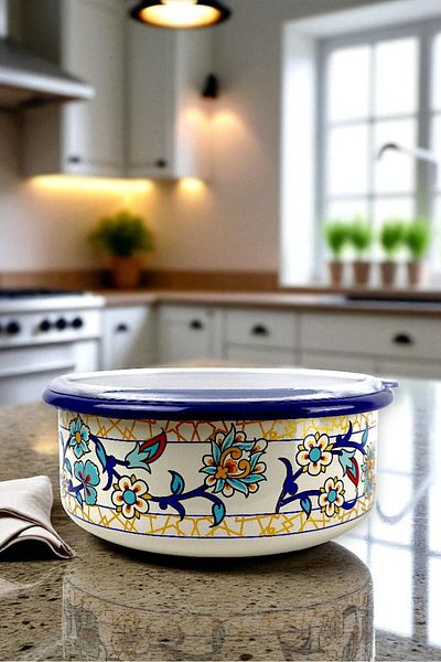 İnci Emaye No. 18 Enamel Storage Container
