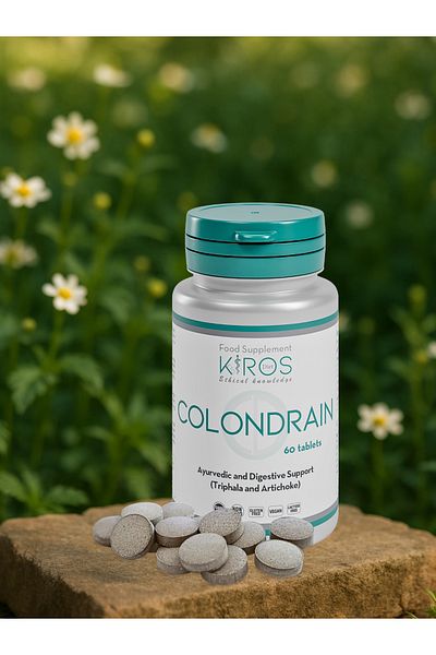 Kiros Diet Colondrain, Digestion, Detoxification And Intestinal Health Supplement, 60 Tablets