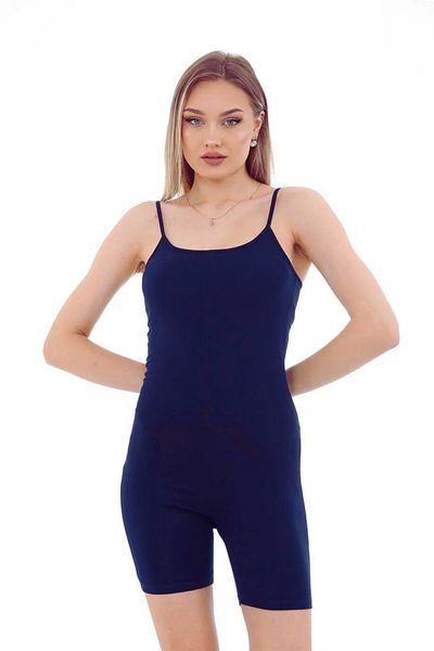 lytonstore Navy Blue Strap Recovery Multi-Purpose Sports Shorts Overalls Suitable for Daily Use