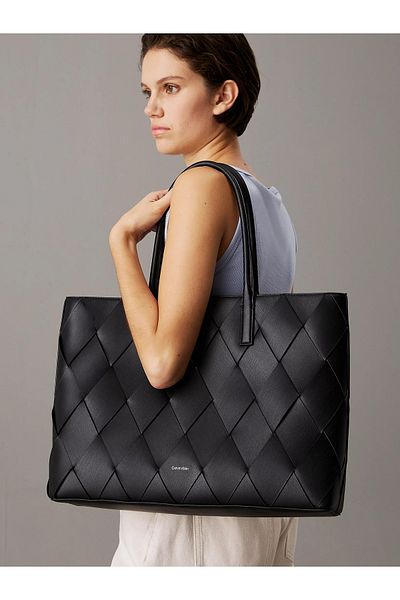 Calvin Klein Ck Woven Medium Shopper