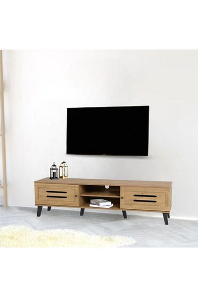 DEC13 Modern TV table 180 cm with a distinctive design