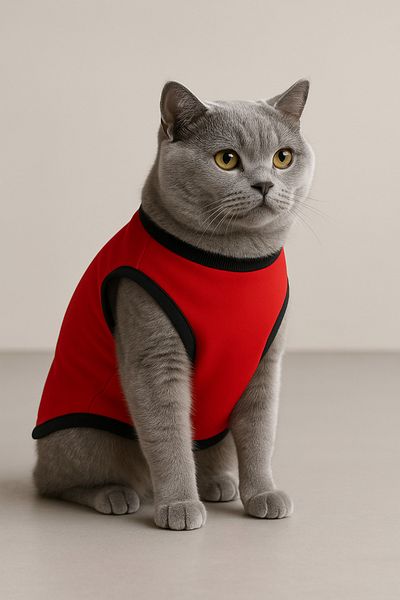 Monopetz New Season Polar Dog And Cat Outfit - Size L - Plain Red