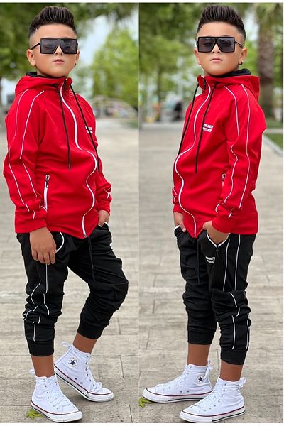 Zaziko Kids Unlimited Potential Diver Fabric Unisex Kids Tracksuit Set Esf.1725