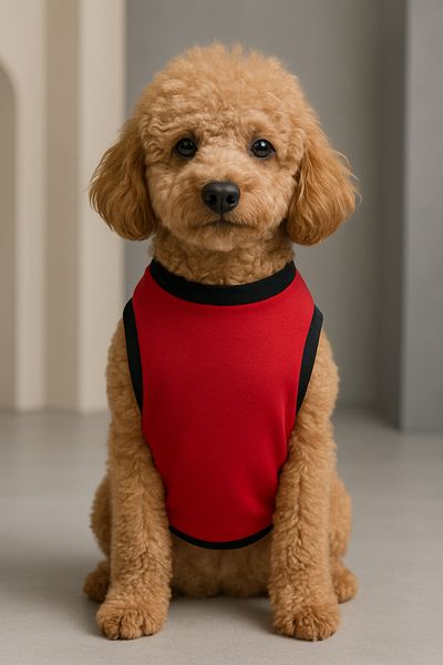 Monopetz New Season Dog And Cat Outfit - Plain Red