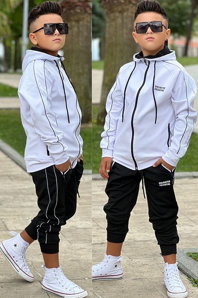 Zaziko Kids Unlimited Potential Diver Fabric Unisex Kids Tracksuit Set Esf.1725