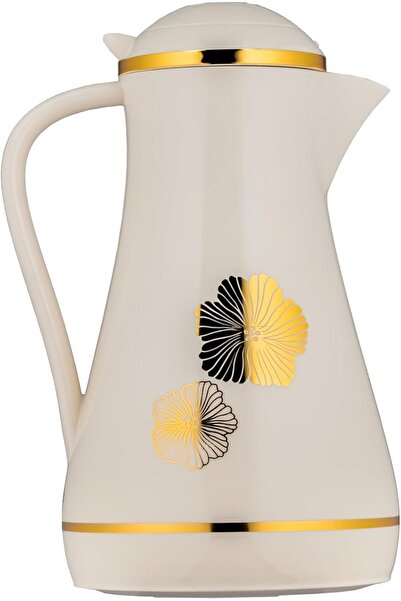 ALSAIF DEVA Coffee And Tea Vacuum Flask, Ivory, 1 Liter