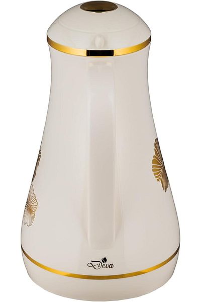 ALSAIF DEVA Coffee And Tea Vacuum Flask, Ivory, 1 Liter