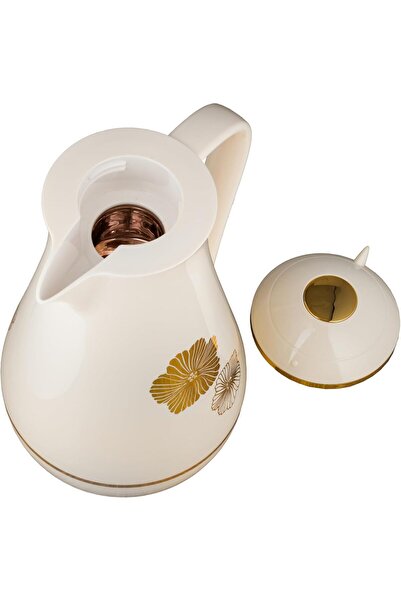 ALSAIF DEVA Coffee And Tea Vacuum Flask, Ivory, 1 Liter