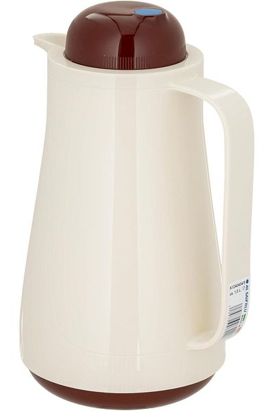 ALSAIF Thermal Flask, Beige and Brown, 1L
