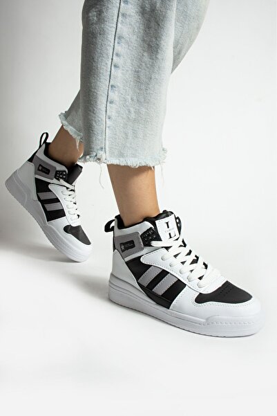 Lubrand White Gray High Top Sneakers Basketball Shoes