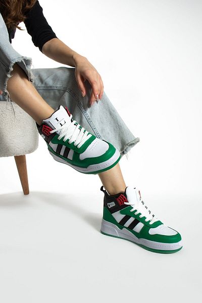 Lubrand Green High Top Sneakers Basketball Shoes